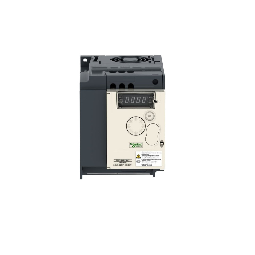 Schneider Electric Frequenzumrichter ATV12, 1,5kW, 2HP, 200-240V, 1-phasig, mit Kühlkörper, IP20 1,5