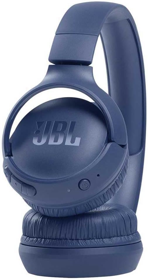 JBL Tune 510BT – Bluetooth On-Ear Kopfhörer in Blau – Faltbare Headphones mit Freisprechfunktion – K