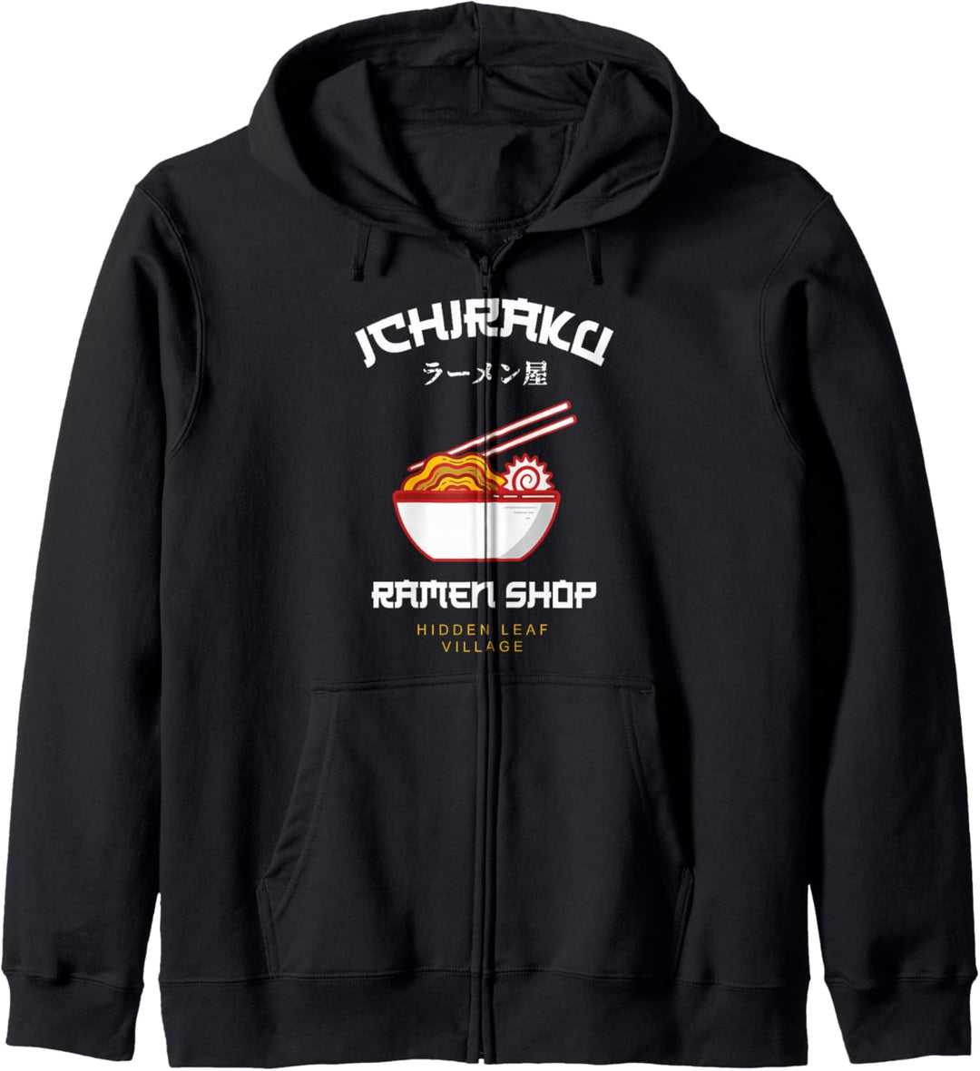 Ichiraku Ramen Shop Hidden Leaf Village Japanese Anime Kapuzenjacke