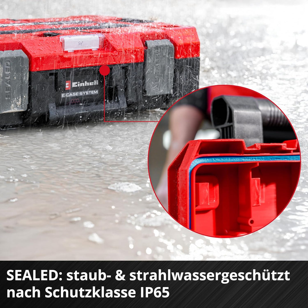 Einhell E-Case S-F SEALED (E-Case System, staubdicht und strahlwassergeschützt, kompatibel mit Half