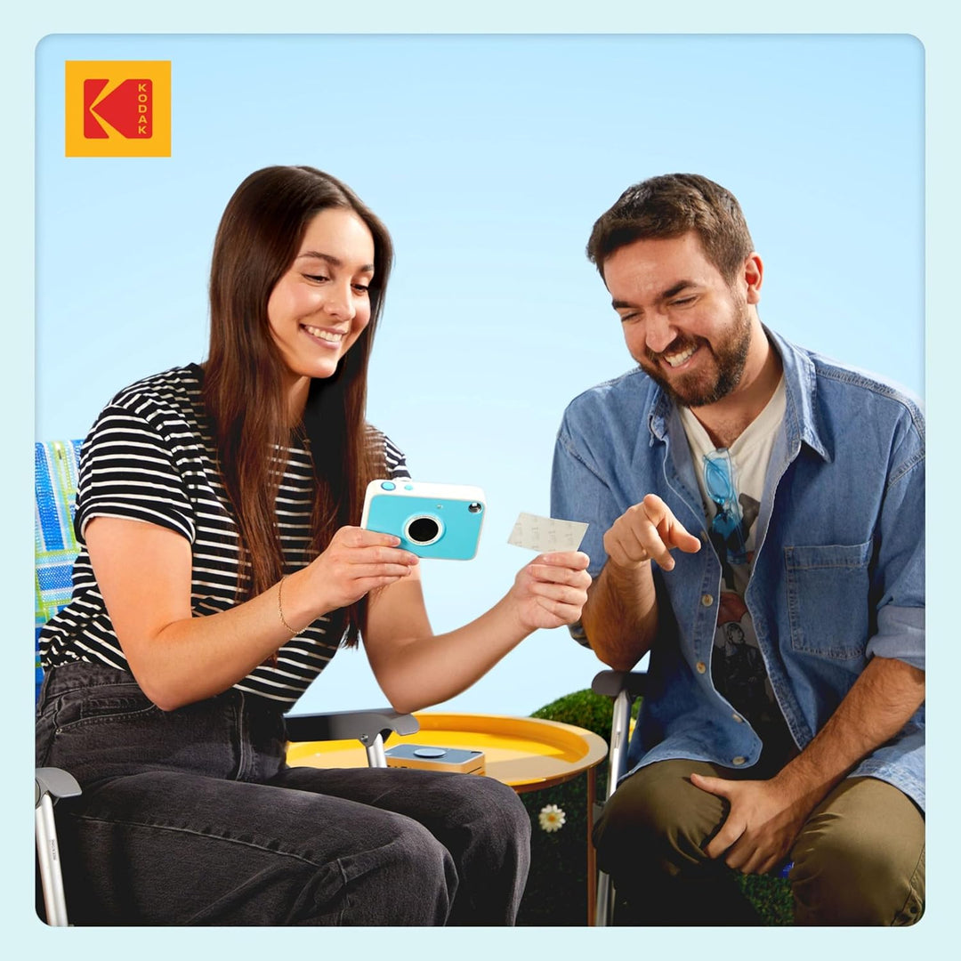 Kodak Printomatic+ Sofortbild Digitalkamera Starter-Set mit Tasche und 20er Zink-Fotopapier – 10MP,