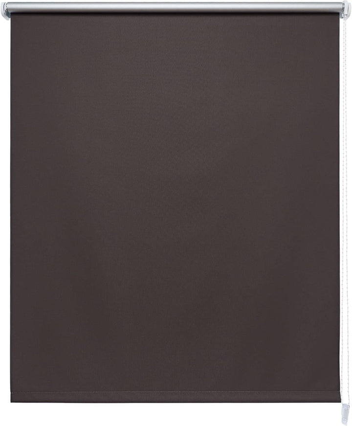Liedeco® Rollo, Fenster Rollo, Kettenzug-Rollo / 92 x 180 cm (Breite x Höhe), braun/Thermo-Beschicht