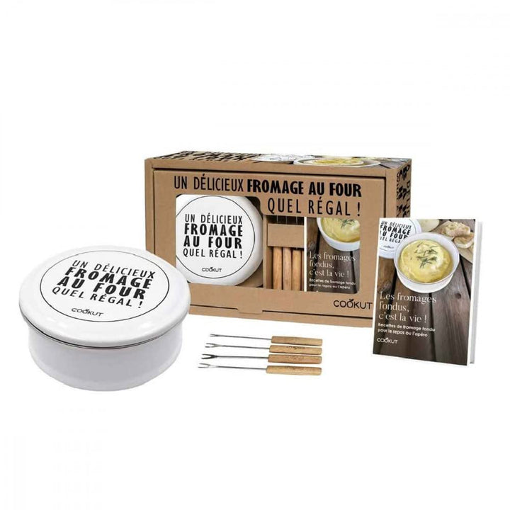 COOKUT, CFRO2CAD-0222 Käsekocher-Set im Ofen