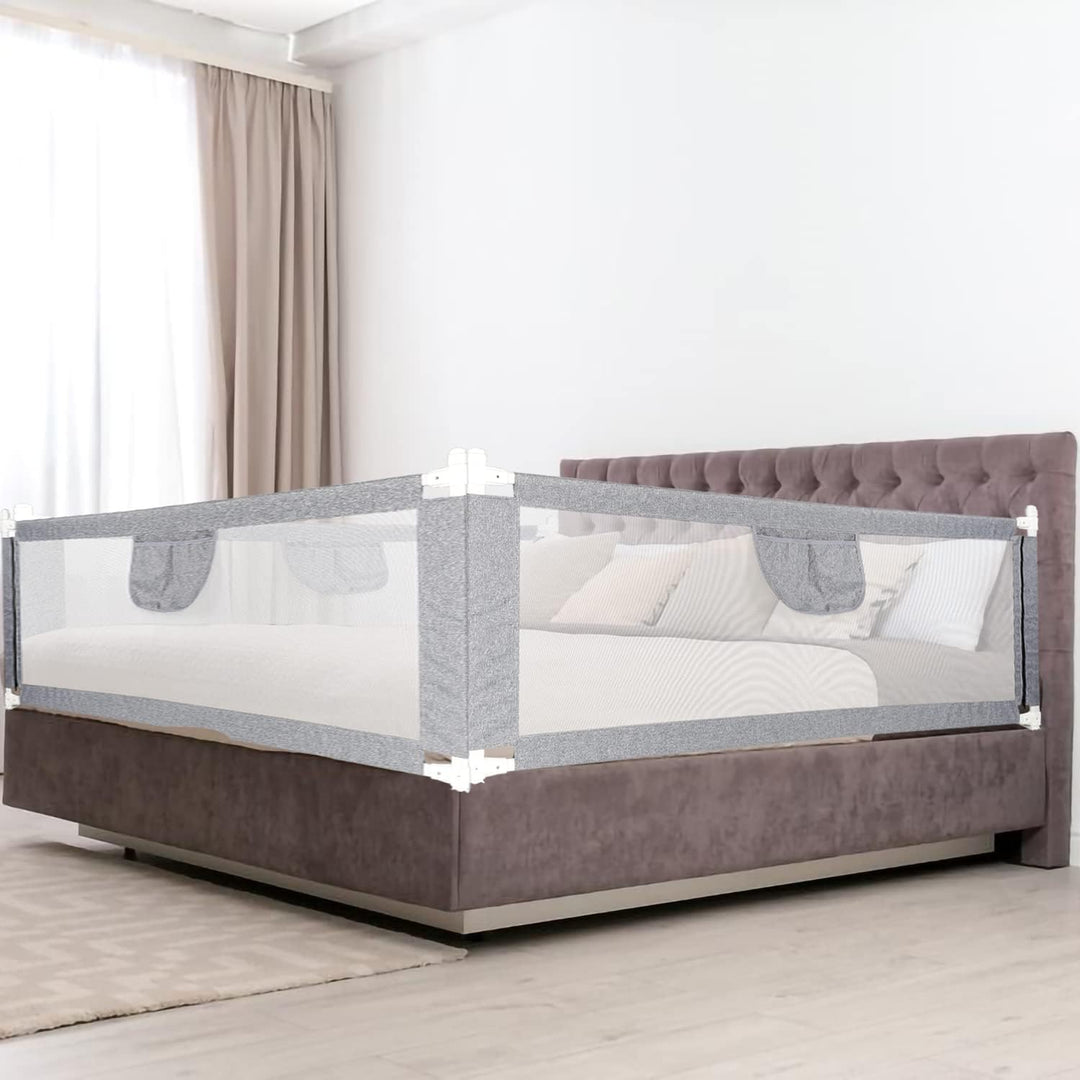 Cecaylie Bettgitter 200 x 80cm, Rausfallschutz Bett für Kinder, Bed Rail stabile Bauweise, Kinderbet