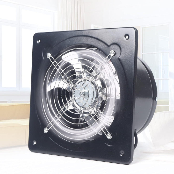 Axial Industrie Ventilator Ø 200 mm schwarz Abluft Zuluft Rohrlüfter Radial Rohr Lüfter Absauglüfter