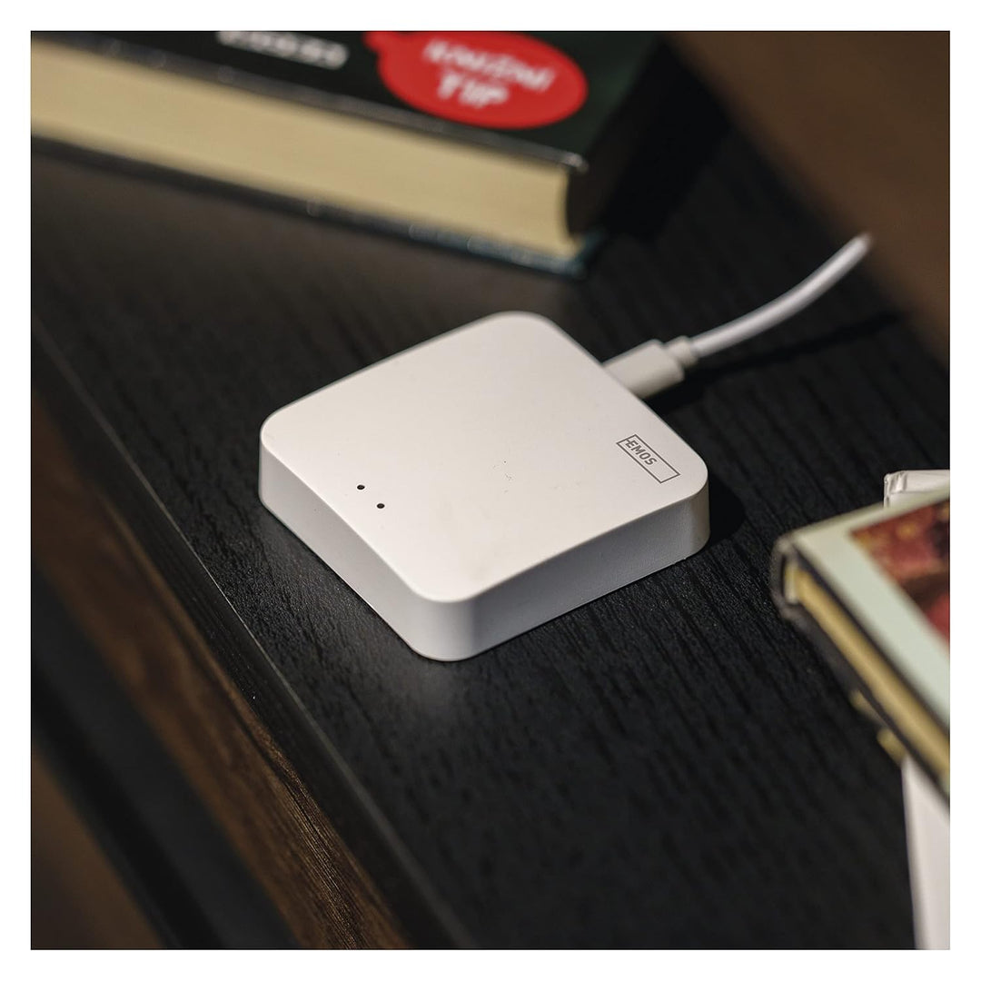 EMOS GoSmart ZigBee Gateway IP-1000Z, Smart Home Hub kompatibel mit Tuya, Smart Life, unterstützt Bl