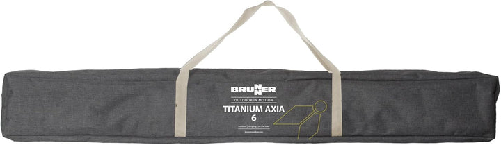 BRUNNER 0406099N Campingbedarf, Aluminium, Silber/Schwarz, Titanium Axia 6, Axia 6