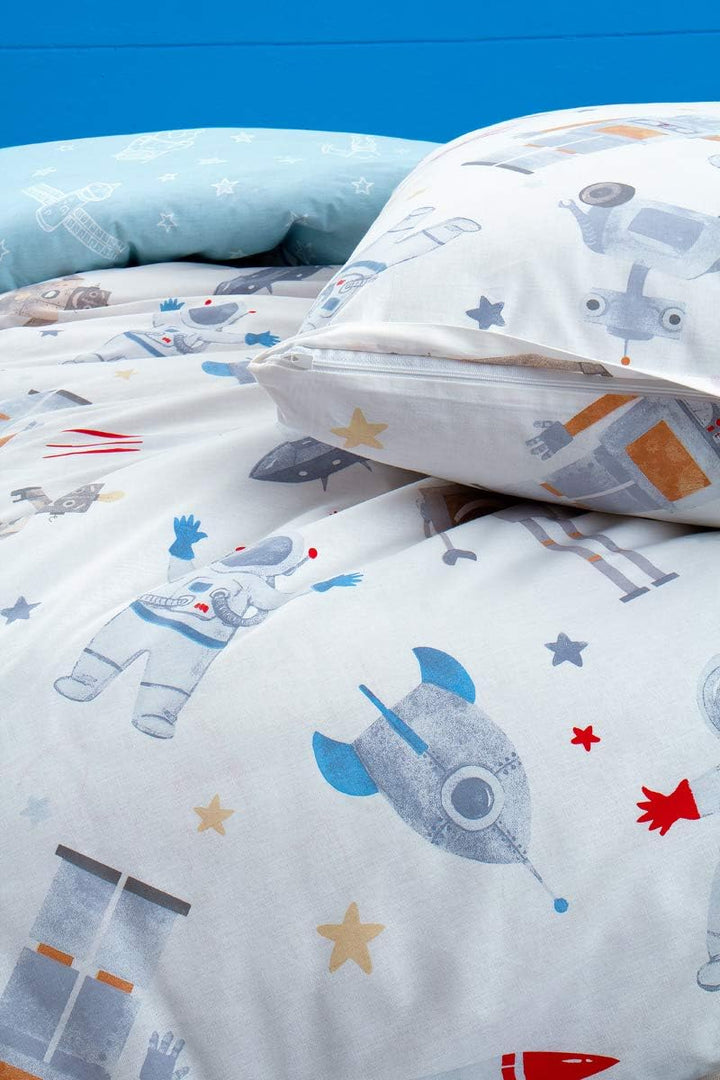 nordqueen Baby&Kinderbettwäsche 100% Baumwolle Bettbezug aus Atmungsaktive, Weiche und Angenehme Sch