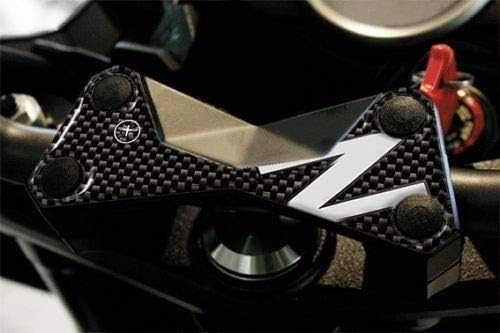 labelbike - 3D Gel Aufkleber KIT White Carbon kompatibel mit Kawasaki Z750-Z1000 bis 2006
