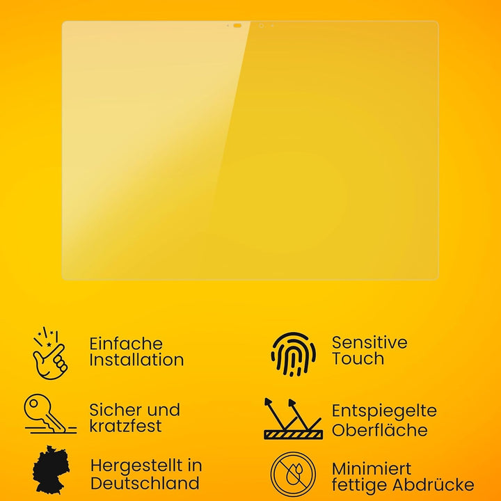 atFoliX Panzerfolie kompatibel mit Microsoft Surface Studio 2+ Schutzfolie, entspiegelnde und stossd