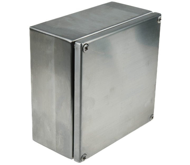 RS PRO Edelstahl Klemmenkasten IP66, BxTxH 150mm x 80mm x 150mm