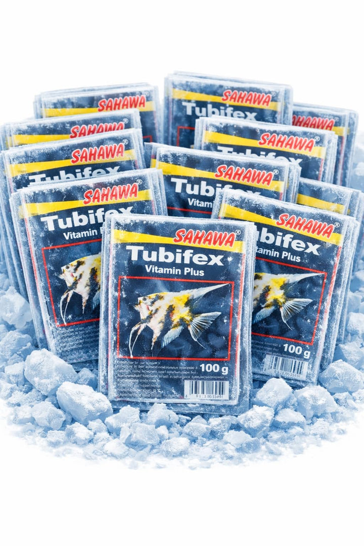 Fischfutter Frostfutter Tubifex 10x100g = 1kg = 1Pack