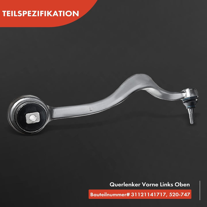 Frankberg Querlenker Radaufhängung Vorne Links Oben Kompatibel mit 5er E39 5er Touring E39 520 523 5