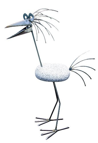 Gebrüder Lomprich Steinvogel Edelstahl SV XL 101 S, Höhe ca. 100 cm