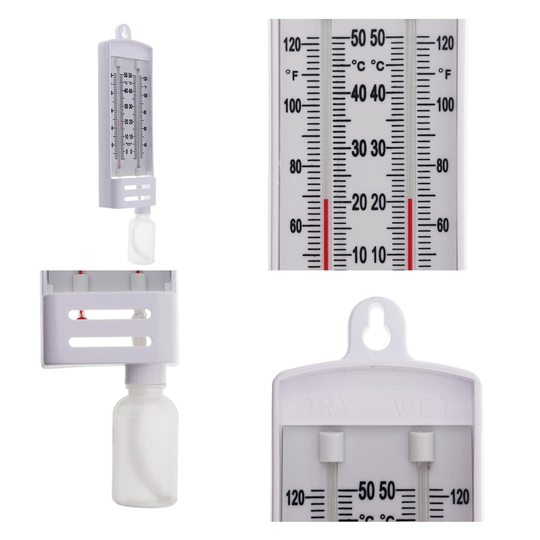 Brannan Maurer-Hygrometer, Nass- und Trocken-Glühbirne – C&F