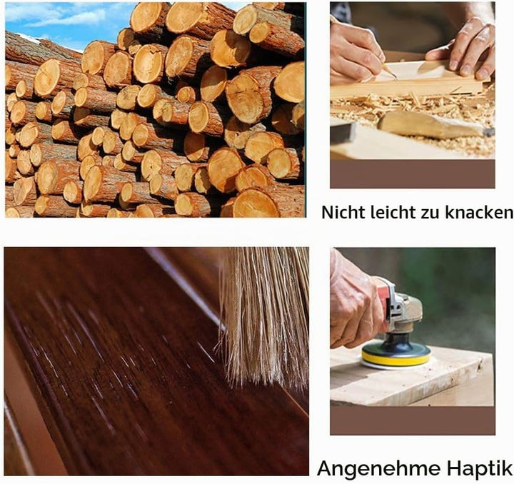 Kaizuca 87 Taste(36cm) Premium Solide Holz-Handballenauflage, Anti-Rutsch und Ergonomisch Handgelenk