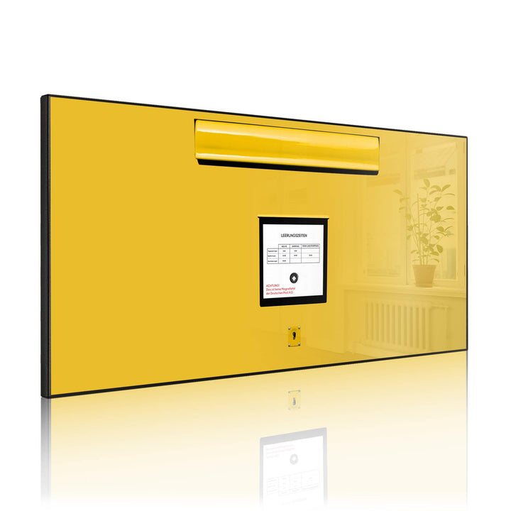 banjado Magnettafel schwarz 78 x 37cm / Magnetwand Metall/Magnetpinnwand als Memoboard/Pinnwand Magn