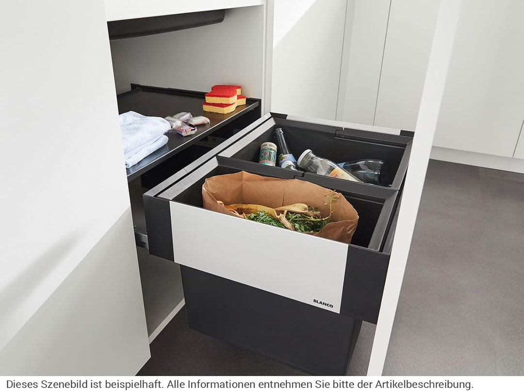 BLANCO SELECT II 60/2 60 cm Unterschrank - Ohne Organisationsschublade 2 Eimer Version