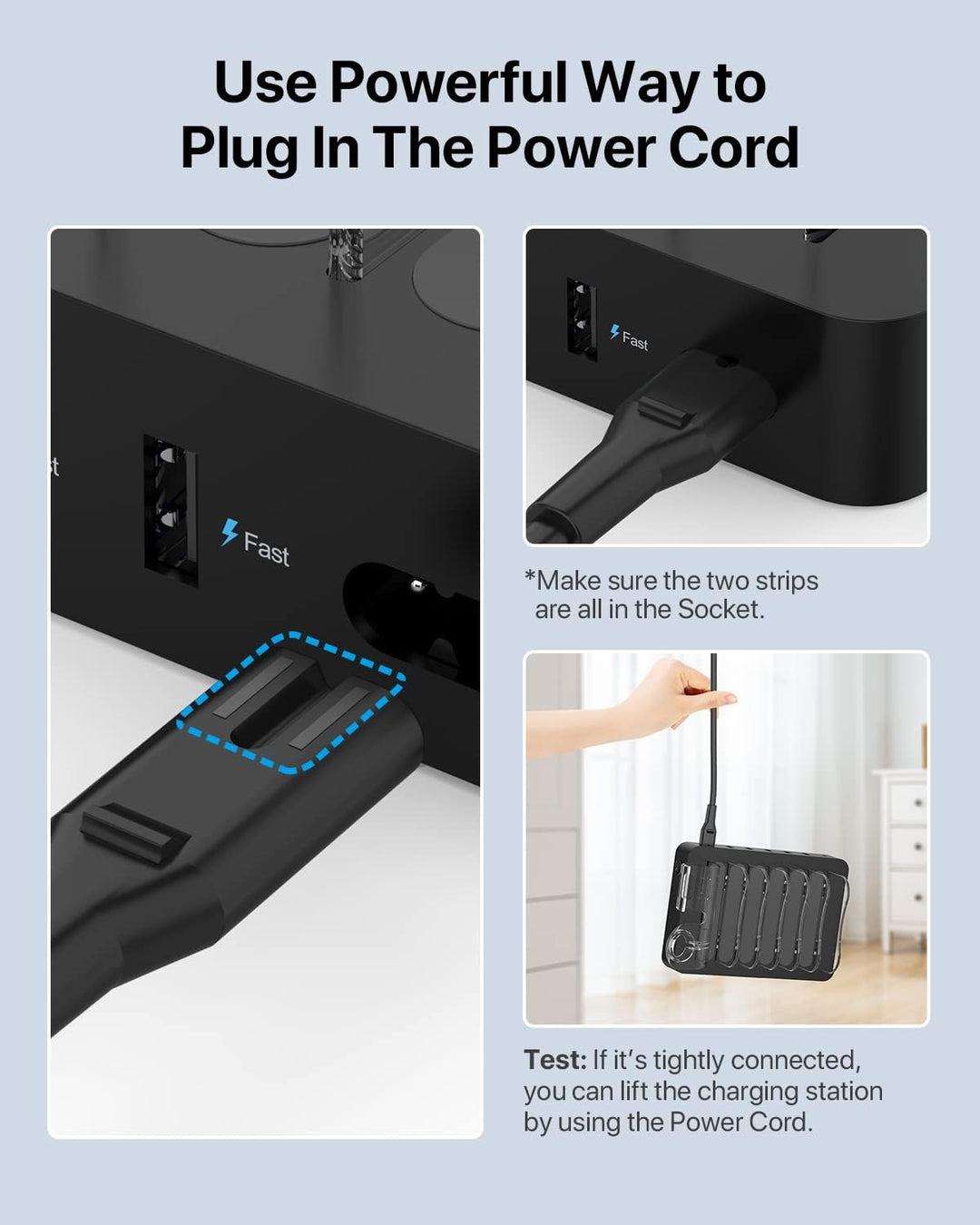 SooPii 60W 6-Port USB Ladestation für mehrere Geräte, PD 20W USB C Schnellladung für lPhone 14/13/12