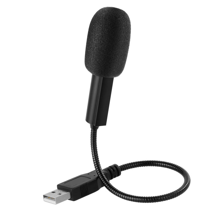 USB-Mikrofon für PC, Laptop, flexibel, verstellbar um 360 °, für Online-Meetings, Lernen, Spiele, ko