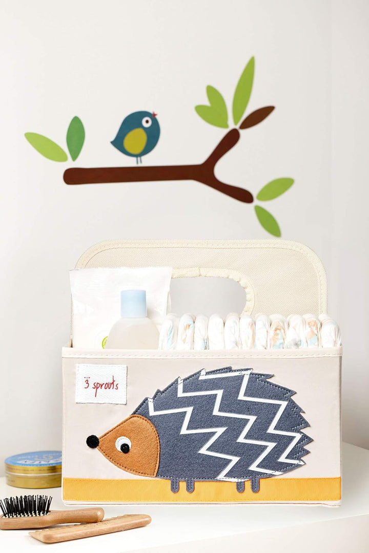 3 Sprouts - Wickeltasche Organizer - Baby Windel Caddy für Wickelutensilien - Wickelkorb & Wickelorg