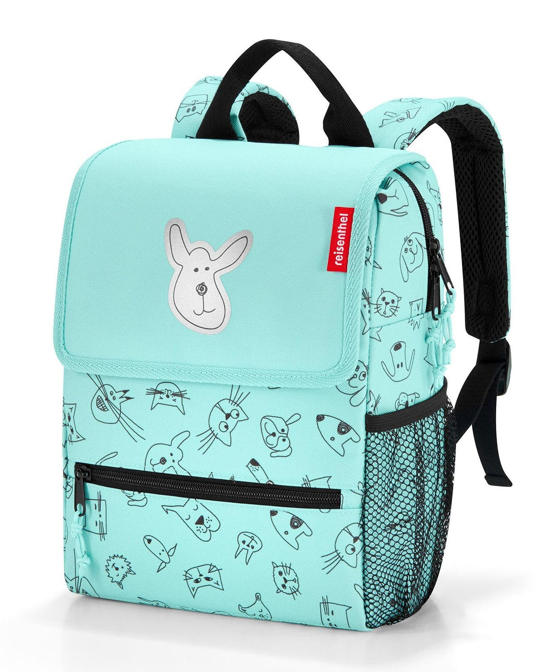 reisenthel backpack kids Kinder-Rucksack 21 x 28 x 12 cm/5 l cats and dogs mint, Cats And Dogs Mint