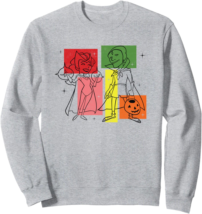 Marvel WandaVision Wanda & Vision 50s Sweatshirt