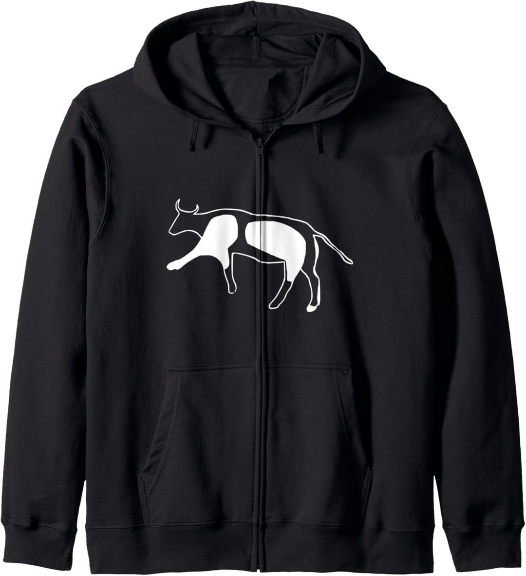 Höhlenmalerei Design mit cooler Grafik Kapuzenjacke