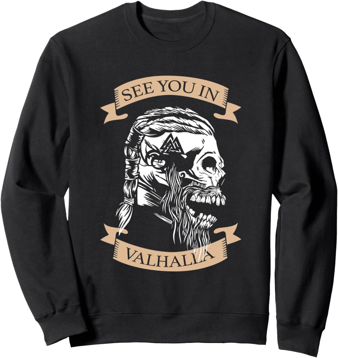 Vikinger der Mythologie Odin Valhalla Nordisch Outfit Sweatshirt