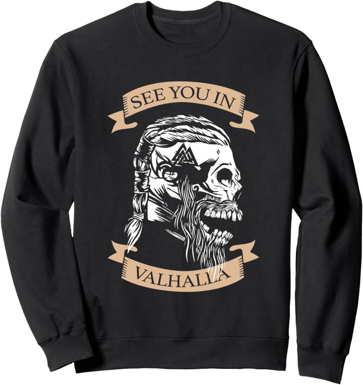 Vikinger der Mythologie Odin Valhalla Nordisch Outfit Sweatshirt