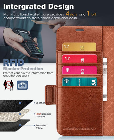 OCASE Aktualisierte Version Hülle Samsung Galaxy Z Fold 5 5G Handyhülle [mit S Pen Halter] [Vorderse