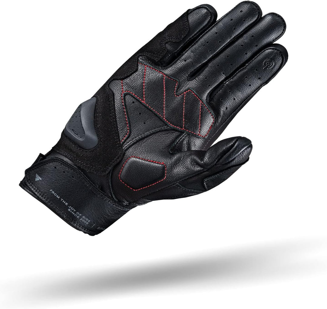 SHIMA SPARK 2.0 Motorradhandschuhe Herren | Touchscreen, Sommer, Sport Leder Handschuhe mit TPU Knöc