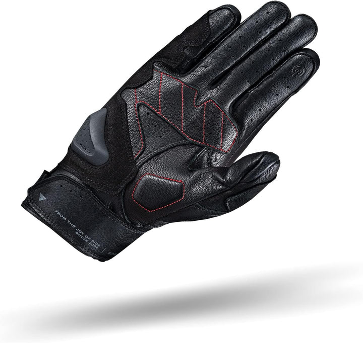 SHIMA SPARK 2.0 Motorradhandschuhe Herren | Touchscreen, Sommer, Sport Leder Handschuhe mit TPU Knöc