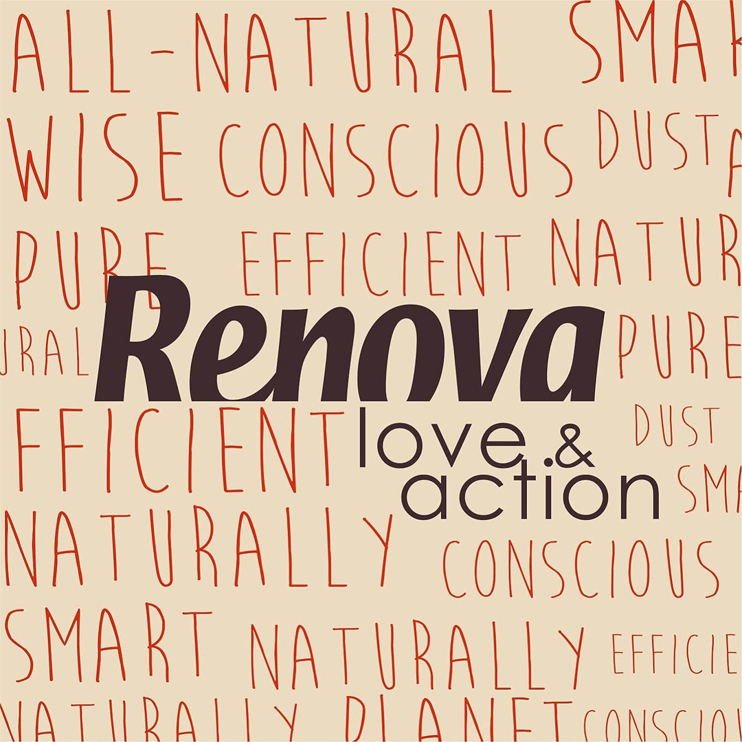 Renova Toilettenpapier Love & Action, beiger Paket 9 x 12 rollos-: 108 12 stück (9er Pack), 12 stück