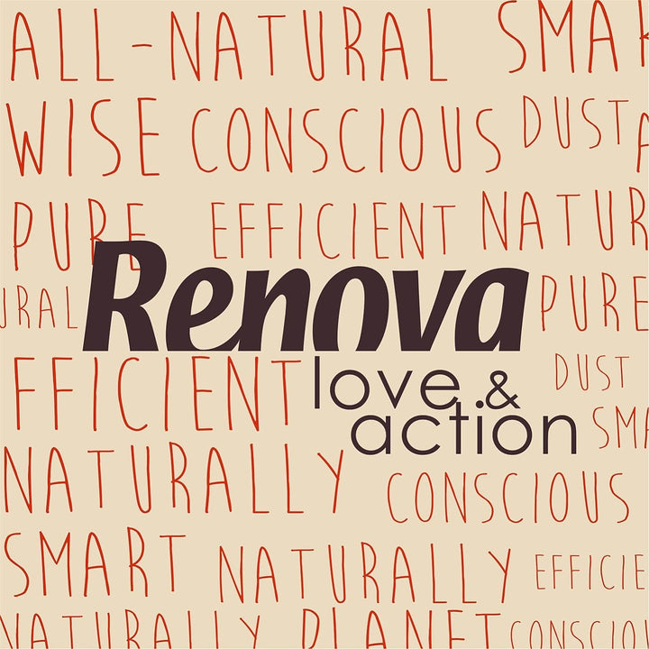 Renova Toilettenpapier Love & Action, beiger Paket 9 x 12 rollos-: 108 12 stück (9er Pack), 12 stück