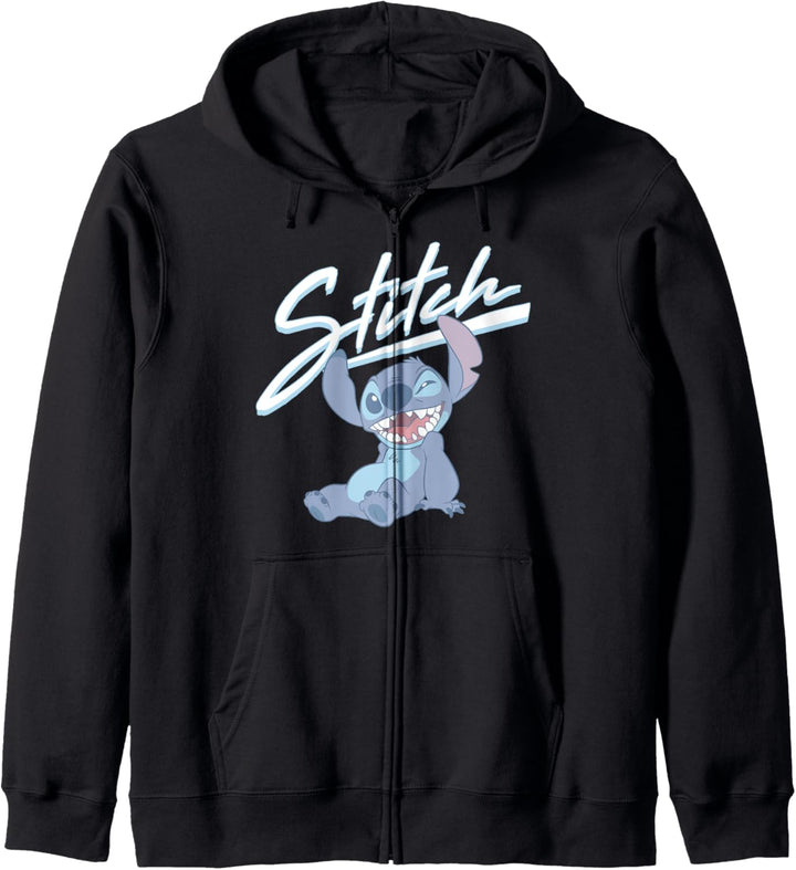 Disney Lilo & Stitch Winking Stitch Portrait Kapuzenjacke