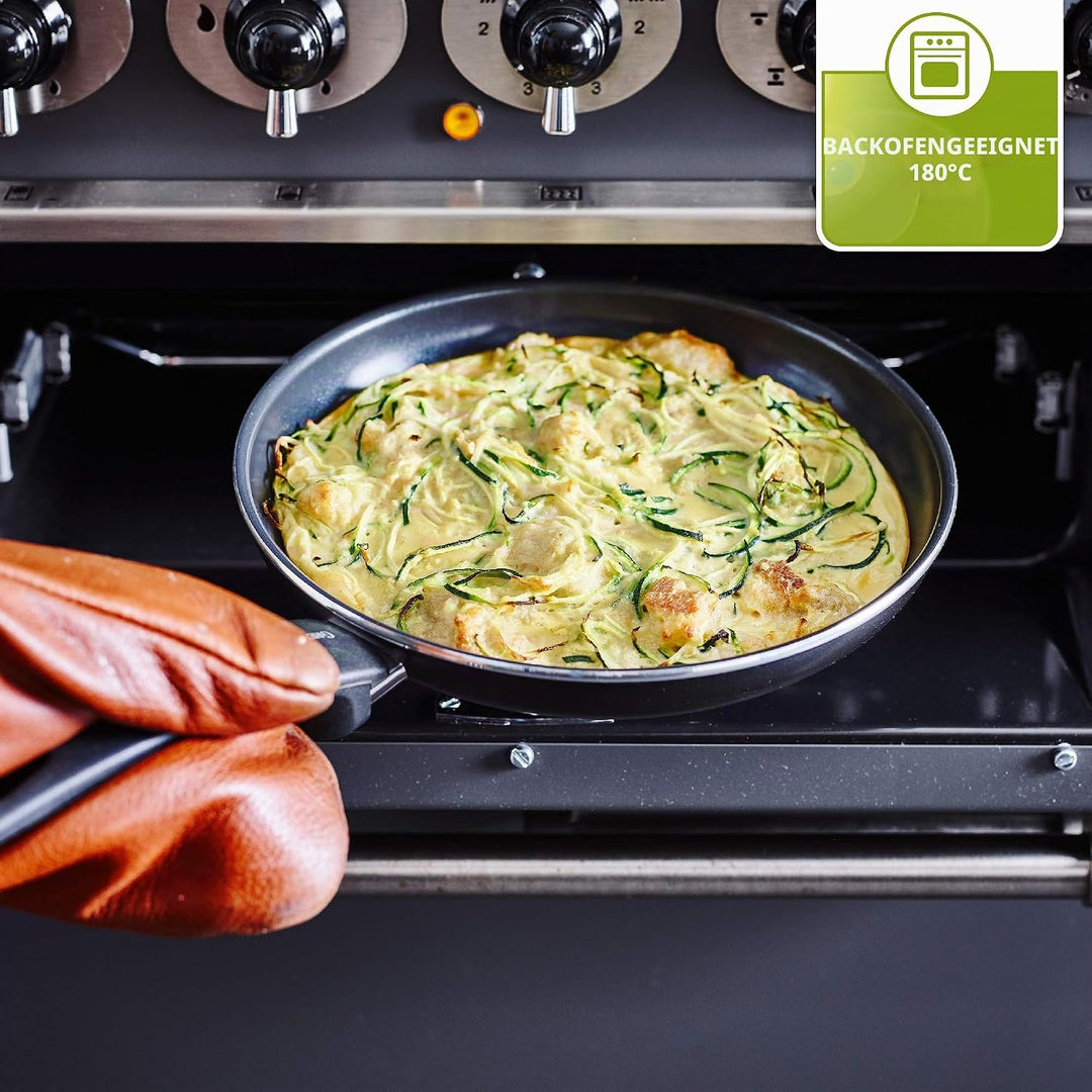 GreenPan Cambridge Kochtopf mit Deckel (24 cm/4,9l), gesunde keramische Antihaftbeschichtung, PFAS-f