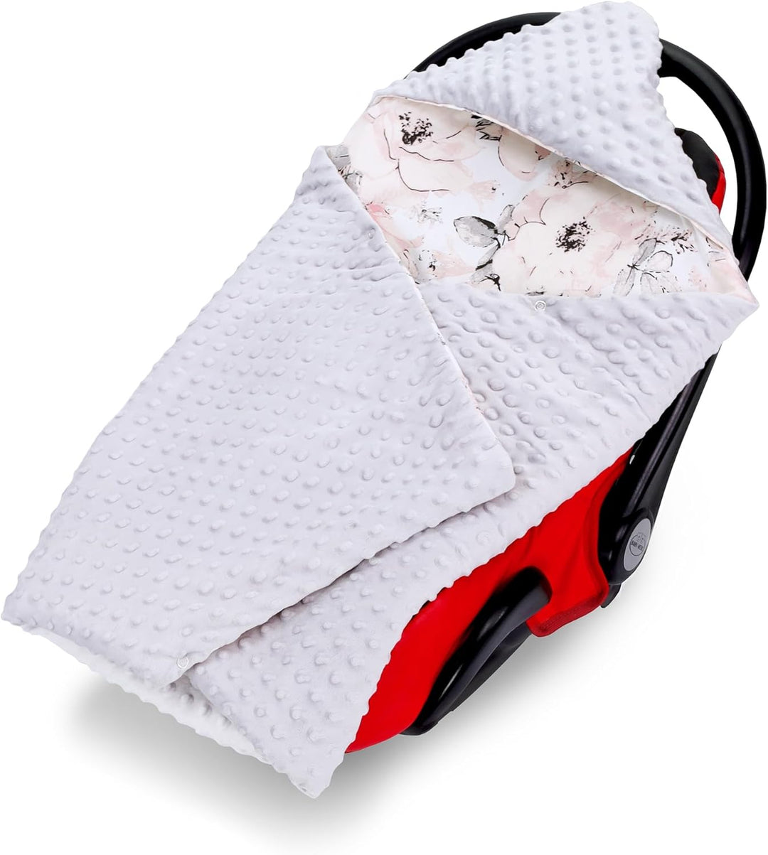 Einschlagdecke Babyschale Decke Kinderwagen 90x90cm - universal Baby Babydecke für Buggy Autositz Ga