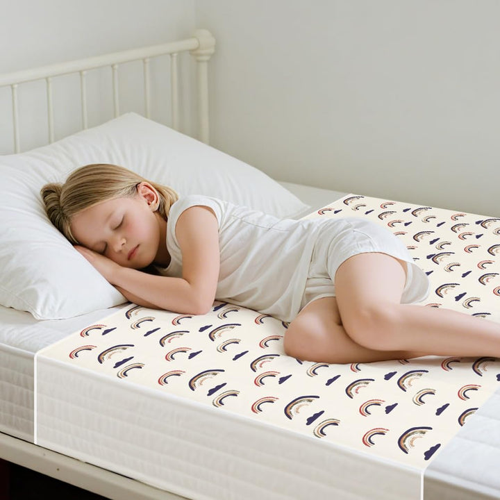 Wickelunterlage Baby, Töpfchentrainingsmatratze, wasserdichte, 86 x91cm, atmungsaktiv, waschbar, wie
