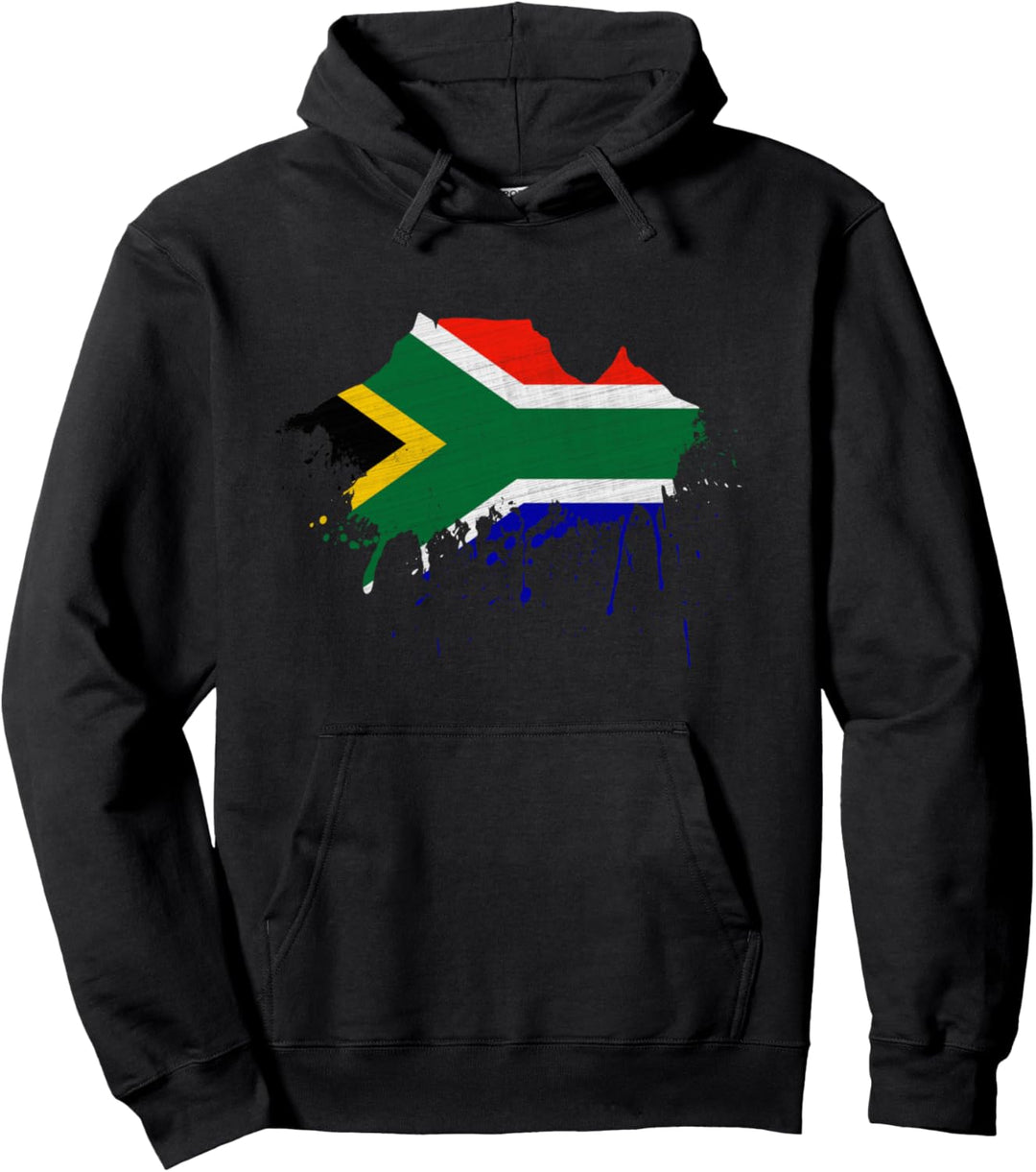 Kapstadt Skyline Südafrika Flagge Fahne Kunst Kapstadt Pullover Hoodie