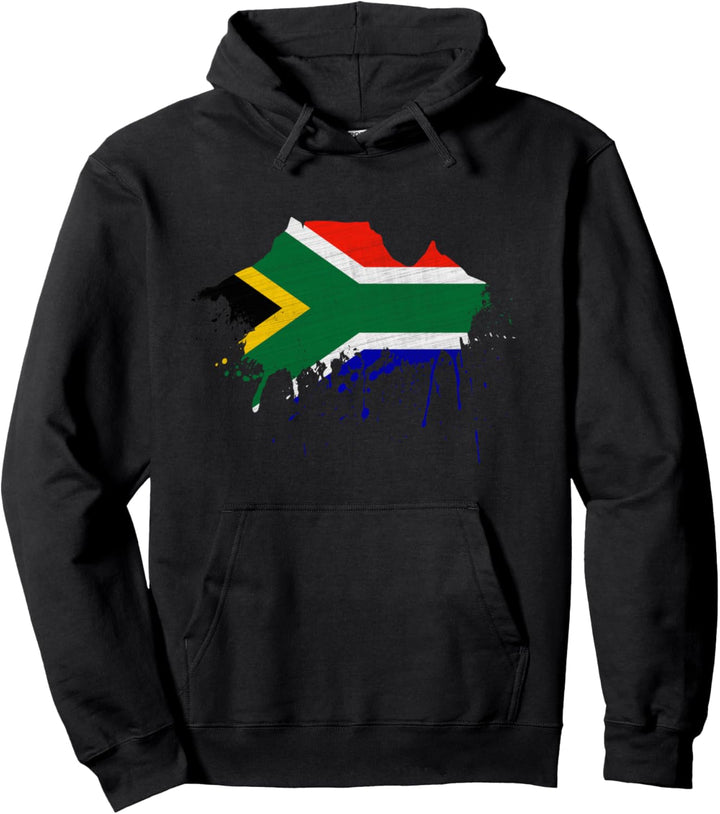 Kapstadt Skyline Südafrika Flagge Fahne Kunst Kapstadt Pullover Hoodie
