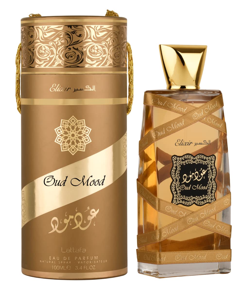 Lattafa, Oud Mood, Eau de Parfum, orientalischer Duft, 100 ml Sandalwood 100 ml (1er Pack), Sandalwo