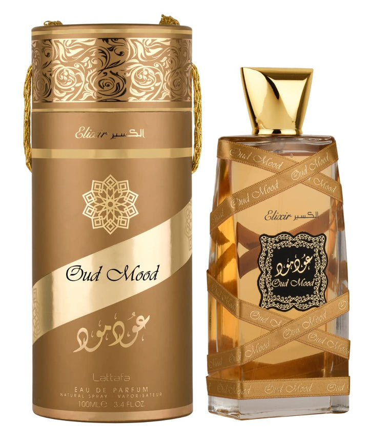 Lattafa, Oud Mood, Eau de Parfum, orientalischer Duft, 100 ml Sandalwood 100 ml (1er Pack), Sandalwo