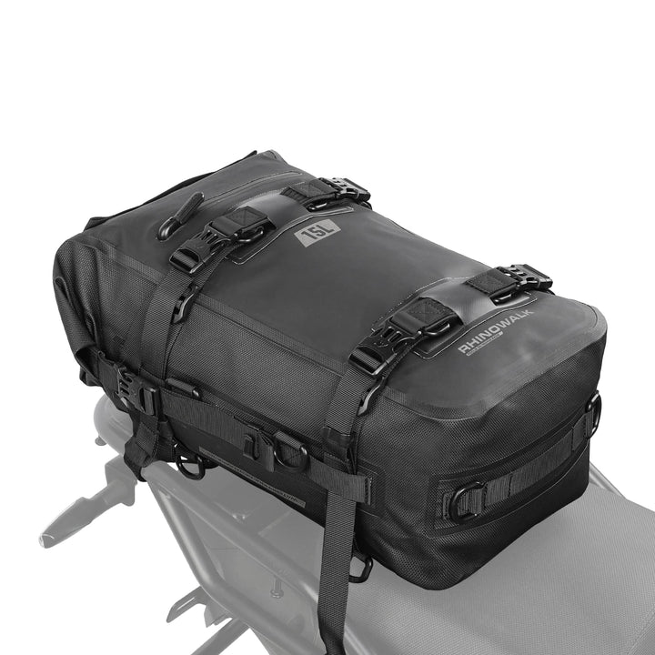 Rhinowalk Motorrad Sitztasche 8/15/30L Wasserdicht Motorradtasche Satteltaschen Gepäckträgertaschen