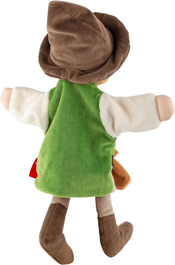 sigikid 43347 Handspielpuppe, grün/Räuber, OneSize, Grün/Räuber
