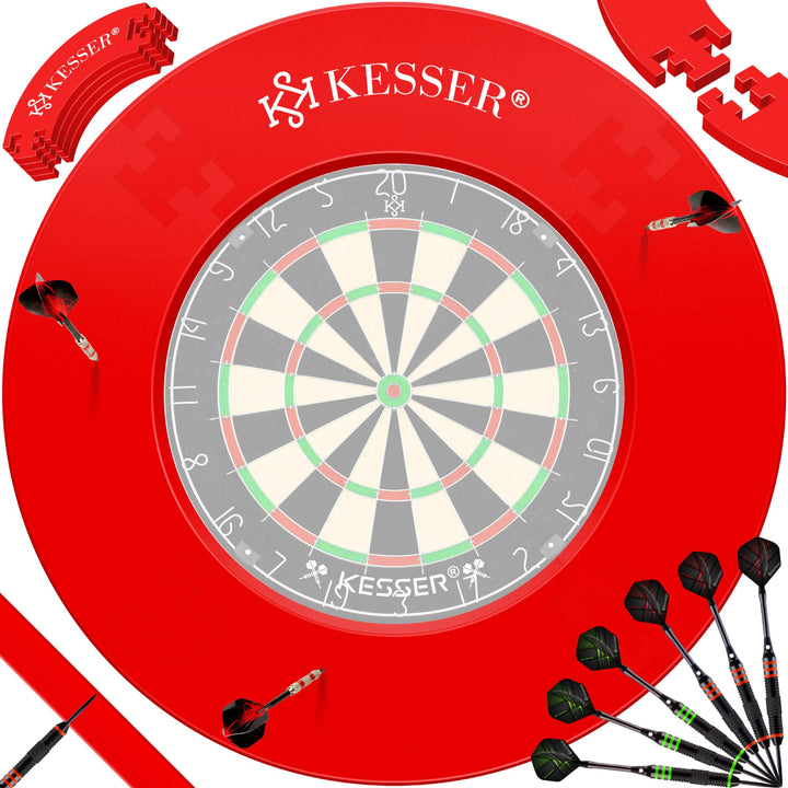 KESSER® Dartscheibe Catchring Schutzring Ø45cm | Auffangring rund Stabiler Wandschutz Zubehör | pass
