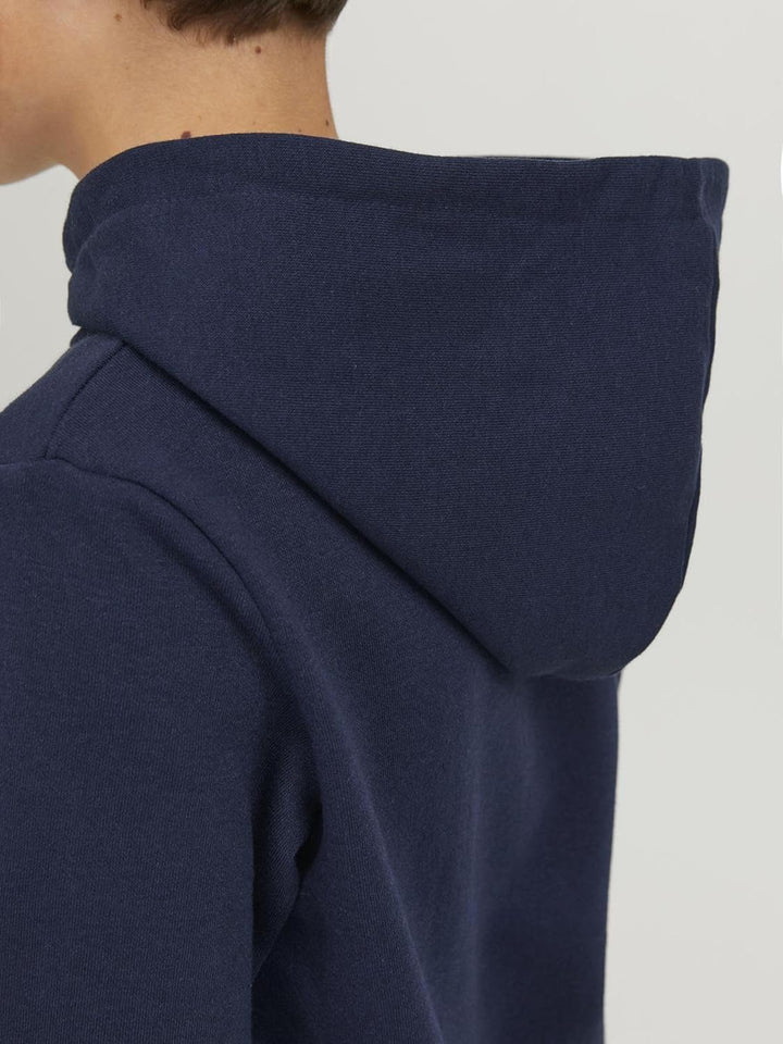 JACK&JONES JUNIOR Jungen Jcoplanet Sweat Hood FST Jnr Kapuzenpullover 140 Navy Blazer, 140 Navy Blaz