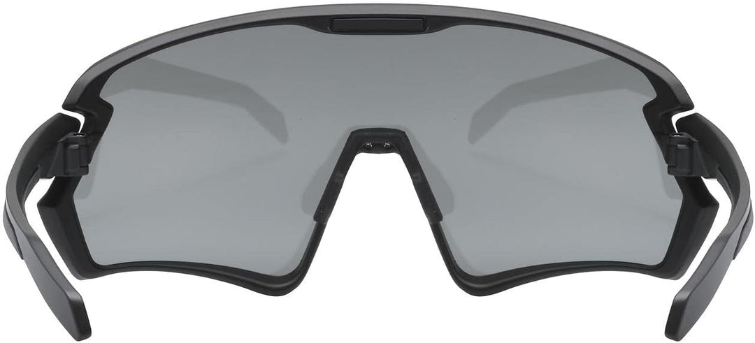 uvex Unisex Sportstyle 231 2.0 Set Sportbrille (1er Pack) Einheitsgrösse Black Matt/Silver, Einheits