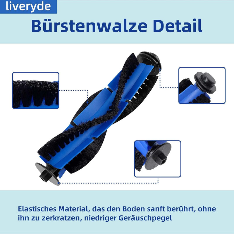 LIVERYDE Zubehör Ersatzteile für Anker Eufy Robovac 11S / 11S Slim / 12 / 15T / 15C / 25C / 30 / 30C