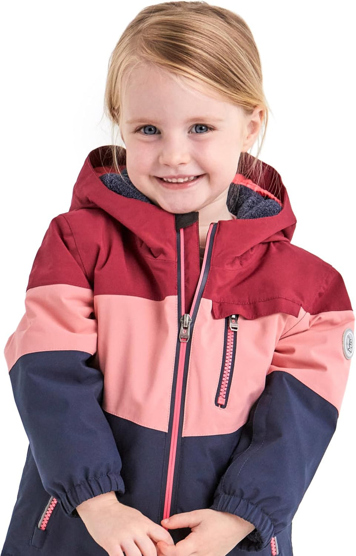 Killtec Unisex Fisw 3 Mns Ski Jckt Skijacke/Funktionsjacke mit Kapuze und Schneefang, brombeere